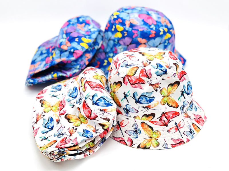 "butterfly" WHOLESALE BUCKET HAT BY DOZEN(12PCS)