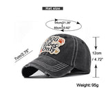 "DOG Vibes Only" DISTRESSED BASEBALL CAP Wholesale BY DOZEN(12PCS)