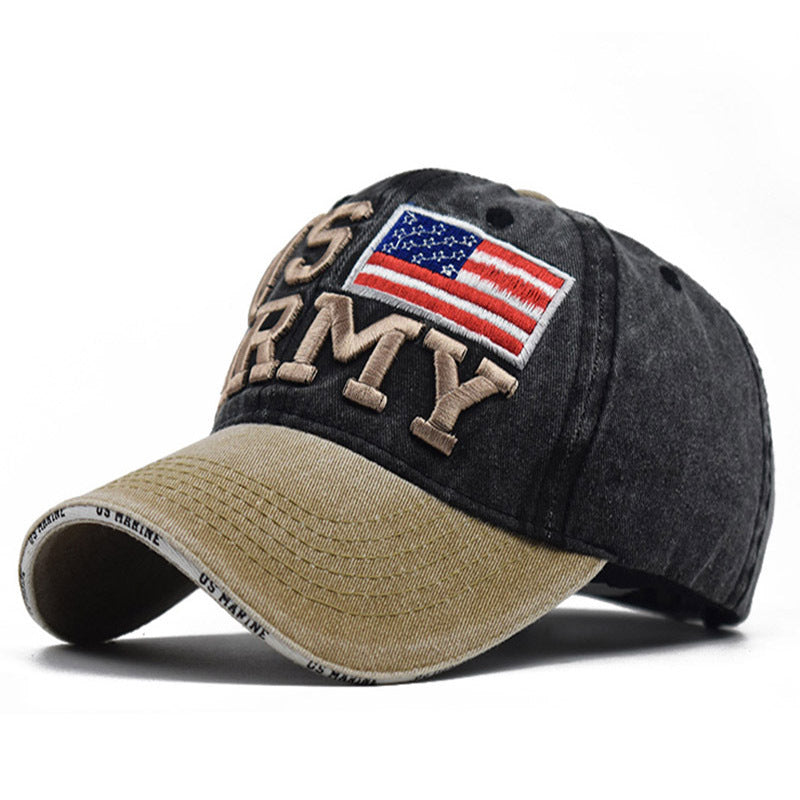 "US Army" DISTRESSED BASEBALL CAP wholesale BY DOZEN(12PCS)