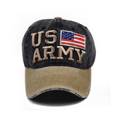 "US Army" DISTRESSED BASEBALL CAP wholesale BY DOZEN(12PCS)