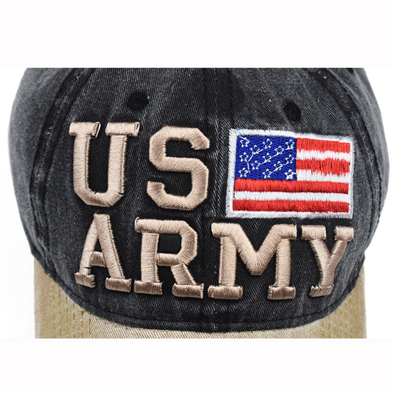 "US Army" DISTRESSED BASEBALL CAP wholesale BY DOZEN(12PCS)