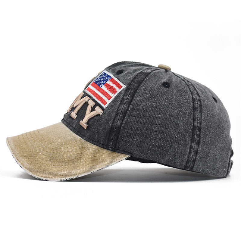 "US Army" DISTRESSED BASEBALL CAP wholesale BY DOZEN(12PCS)