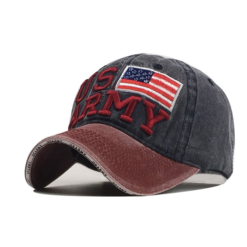 "US Army" DISTRESSED BASEBALL CAP wholesale BY DOZEN(12PCS)