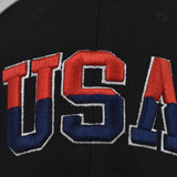 "Double Color USA" Baseball Cap wholesale By Dozen(12pcs)