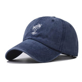 “Palm Tree" DISTRESSED BASEBALL CAP wholesale BY DOZEN(12PCS)