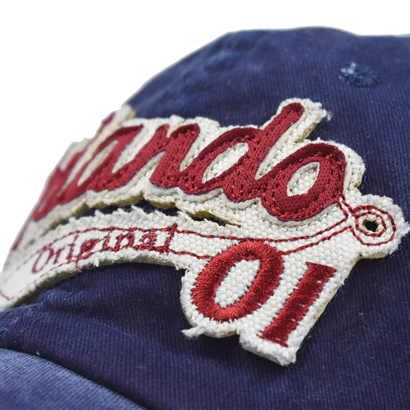 "Orlando" DISTRESSED BASEBALL CAP wholesale BY DOZEN(12PCS)