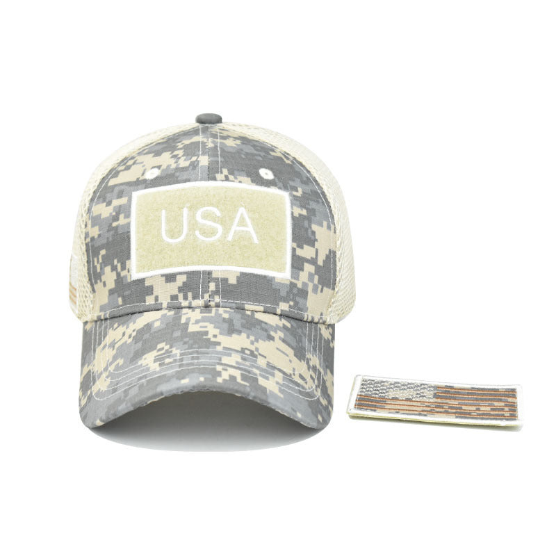 “Double USA" VENTED BASEBALL CAP wholesale BY DOZEN(12PCS)