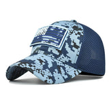 “Double USA" VENTED BASEBALL CAP wholesale BY DOZEN(12PCS)