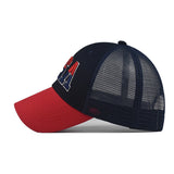 "USA" VENTED BASEBALL CAP wholesale BY DOZEN(12PCS)