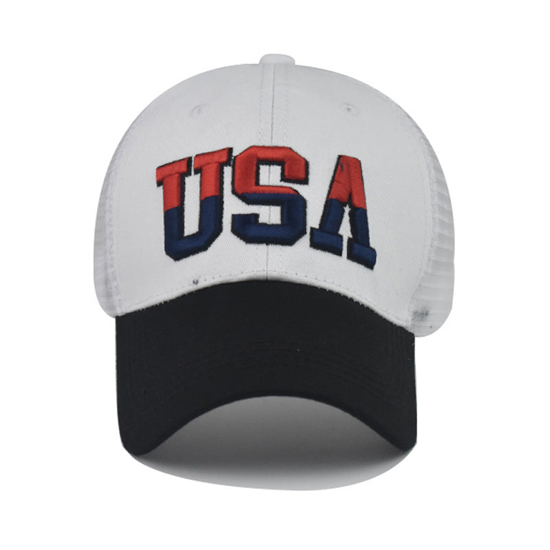 "USA" VENTED BASEBALL CAP wholesale BY DOZEN(12PCS)