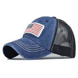 "US Flag" VENTED BASEBALL CAP wholesale BY DOZEN(12PCS)