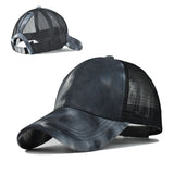 "Cosmos" VENTED DISTRESSED BASEBALL CAP wholesale BY DOZEN(12PCS)