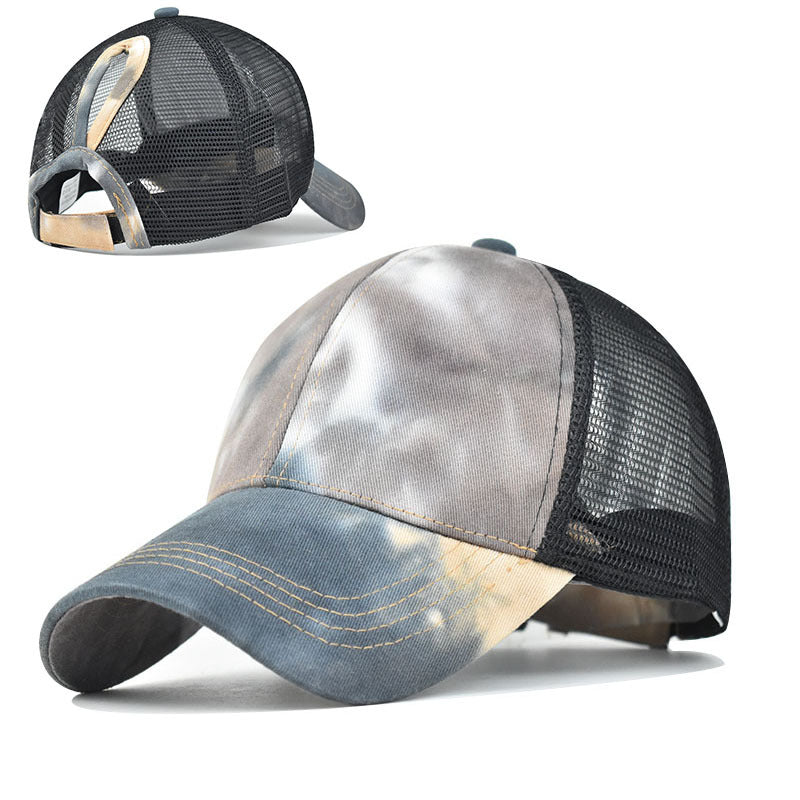 "Cosmos" VENTED DISTRESSED BASEBALL CAP wholesale BY DOZEN(12PCS)