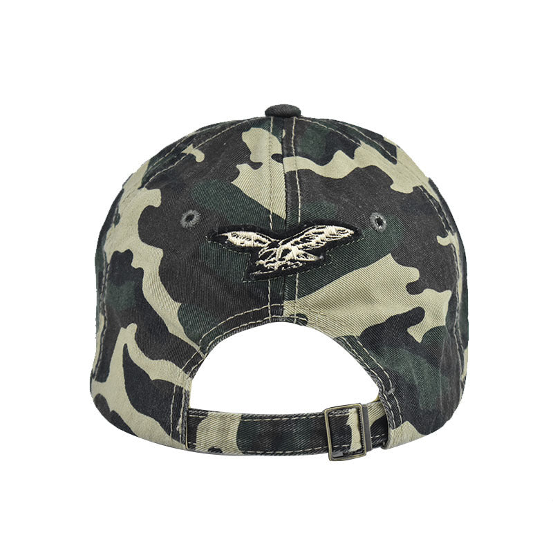 "USA Eagle" DISTRESSED BASEBALL CAP wholesale BY DOZEN(12PCS)