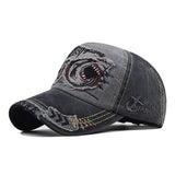 “Sharks" DISTRESSED BASEBALL CAP wholesale BY DOZEN(12pcs)