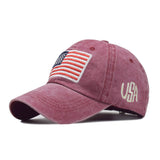 "US Flag" DISTRESSED BASEBALL CAP wholesale BY DOZEN(12pcs)