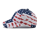 “American Flag" BASEBALL CAP wholesale BY DOZEN(12PCS)