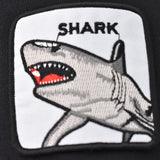 "Great white Shark" VENTED BASEBALL CAP wholesale BY DOZEN(12PCS)