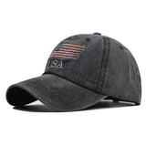 "USA Flag" DISTRESSED BASEBALL CAP wholesale BY DOZEN(12PCS)