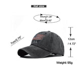 "USA Flag" DISTRESSED BASEBALL CAP wholesale BY DOZEN(12PCS)