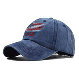 "USA Flag" DISTRESSED BASEBALL CAP wholesale BY DOZEN(12PCS)