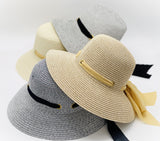 “silk bow tie" WOMEN'S SUN HAT WHOLESALE