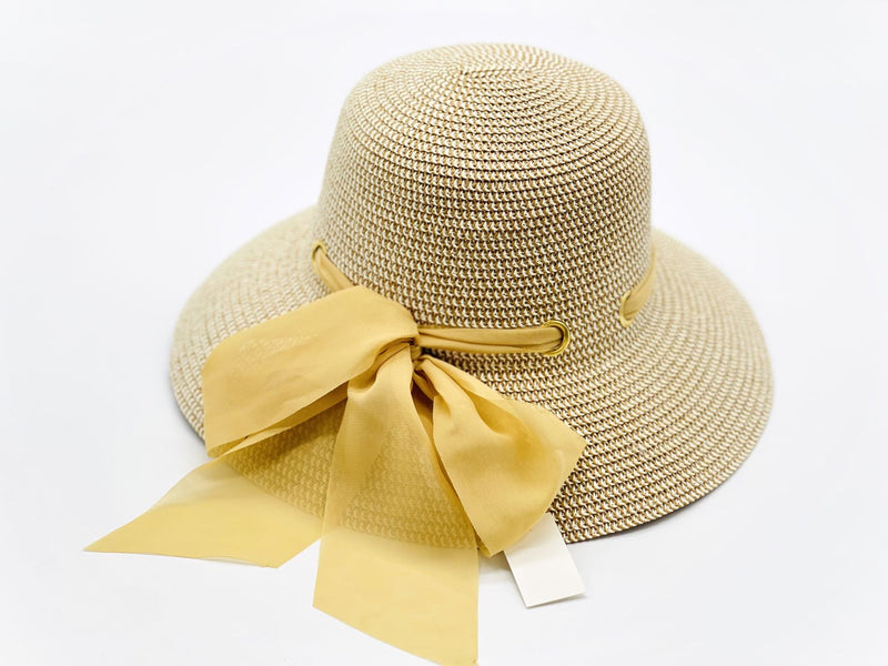 “silk bow tie" WOMEN'S SUN HAT WHOLESALE