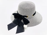 “silk bow tie" WOMEN'S SUN HAT WHOLESALE