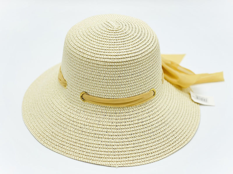 “silk bow tie" WOMEN'S SUN HAT WHOLESALE