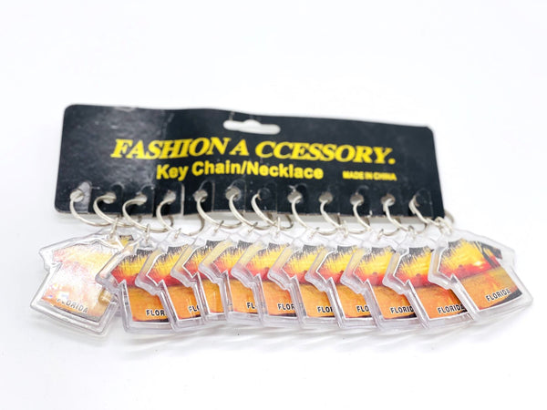 "Florida" Key Chain Souvenir Wholesale by Dozen(12pcs)