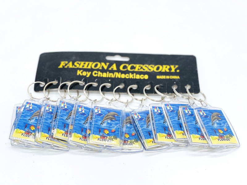 "Florida" Key Chain Souvenir Wholesale by Dozen(12pcs)