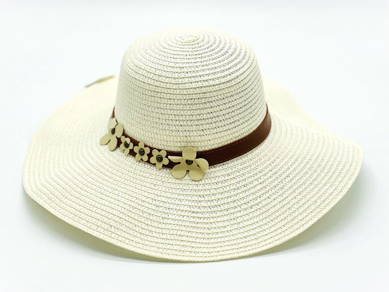 "Daisy Belt" WIDE BRIM WOMEN'S SUN HAT WHOLESALE