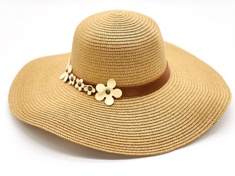 "Daisy Belt" WIDE BRIM WOMEN'S SUN HAT WHOLESALE