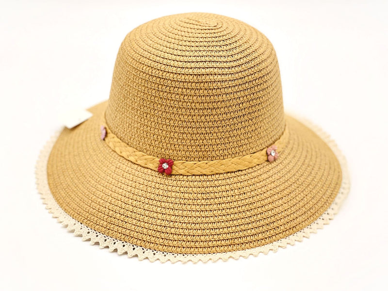 "Tiny Flower" WOMEN'S SUN HAT WHOLESALE