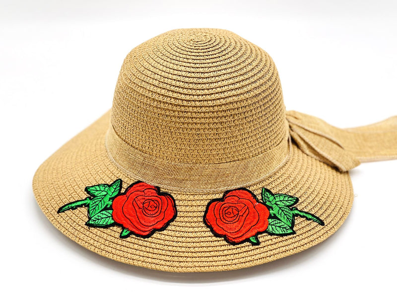 "Embroidered" WOMEN'S SUN HAT WHOLESALE