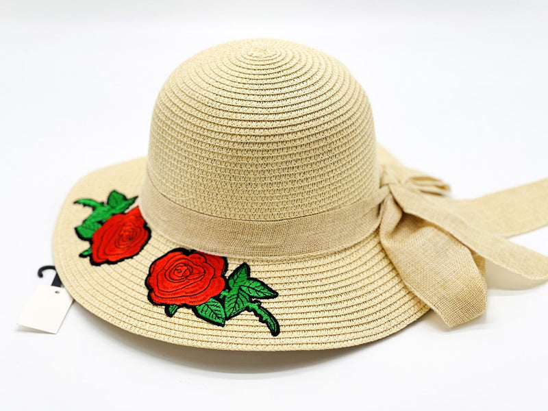 "Embroidered" WOMEN'S SUN HAT WHOLESALE