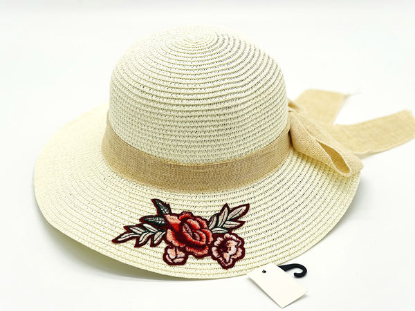 "Embroidered" WOMEN'S SUN HAT WHOLESALE