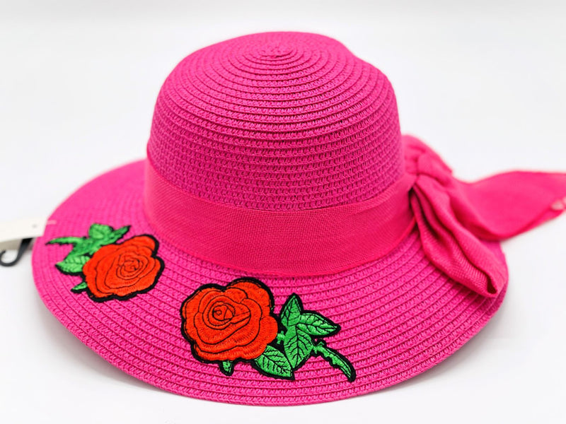 "Embroidered" WOMEN'S SUN HAT WHOLESALE