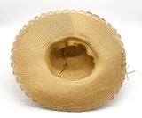 "wooden bead band" WIDE BRIM WOMEN'S SUN HAT WHOLESALE