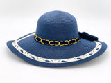 "White Loop" WIDE BRIM WOMEN'S SUN HAT WHOLESALE