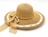 "White Loop" WIDE BRIM WOMEN'S SUN HAT WHOLESALE