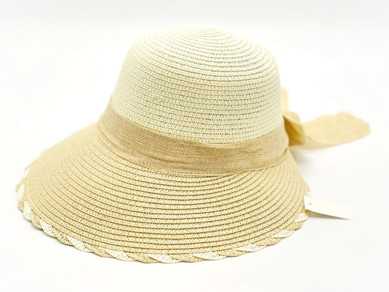 "Double Color Edge" WOMEN'S SUN HAT WHOLESALE