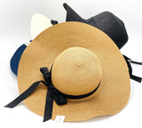 "Black Tie" WIDE BRIM WOMEN'S SUN HAT WHOLESALE