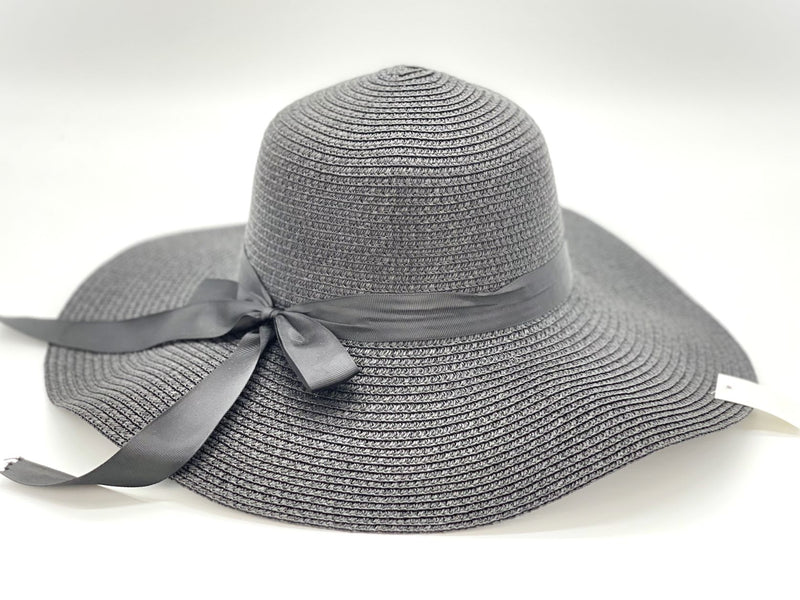 "Black Tie" WIDE BRIM WOMEN'S SUN HAT WHOLESALE