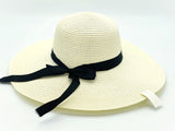 "Black Tie" WIDE BRIM WOMEN'S SUN HAT WHOLESALE