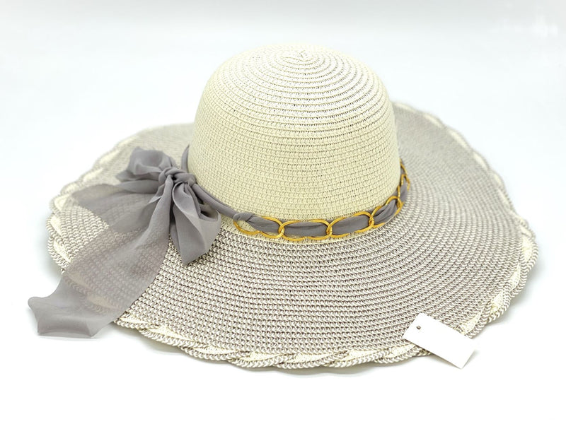 "Silk Chain" WIDE BRIM WOMEN'S SUN HAT WHOLESALE