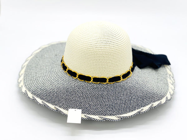 "Silk Chain" WIDE BRIM WOMEN'S SUN HAT WHOLESALE