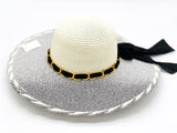 "Silk Chain" WIDE BRIM WOMEN'S SUN HAT WHOLESALE