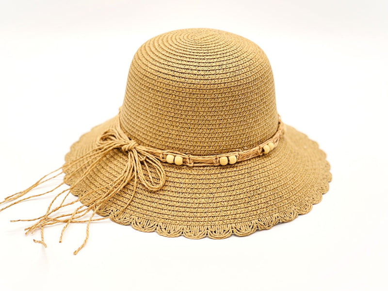 "Woody Beads" WOMEN'S SUN HAT WHOLESALE