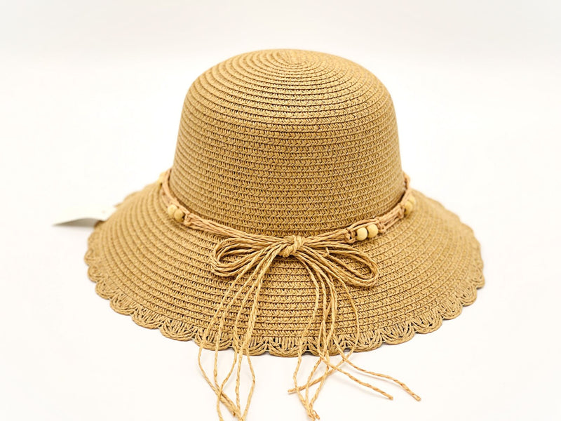 "Woody Beads" WOMEN'S SUN HAT WHOLESALE